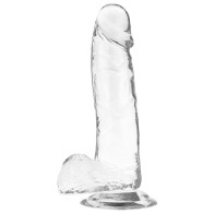 Dildo Realista Transparente para Placer Total