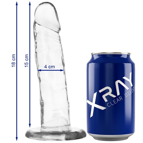 Clear Dildo Transparent 18 cm - 4 cm