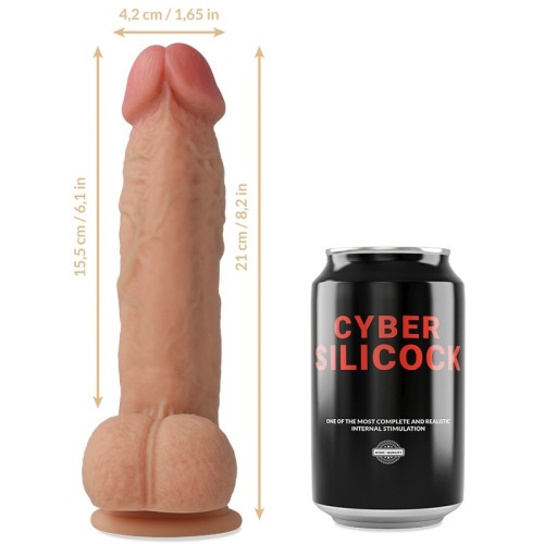 Saul Realistic Silicone Liquid Dildo for Dual Pleasure