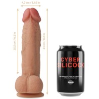 Dildo Realistico de Silicona Liquida Saul para Doble Placer