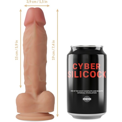 Dildo Realístico de Silicona Líquida Oliver 19 cm