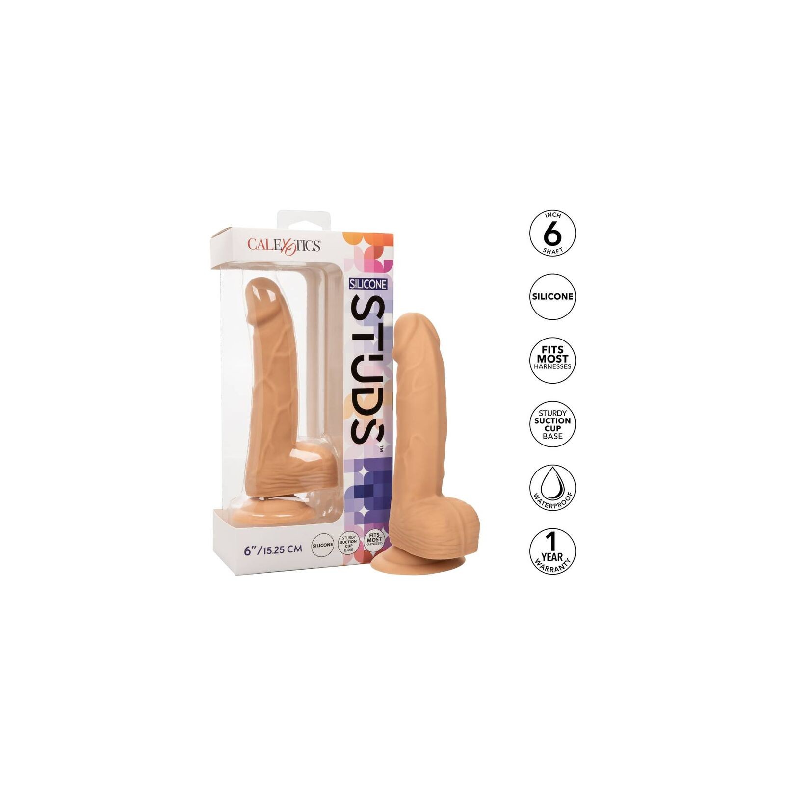 Calexotics Silicone Studs - Realistic Pleasure