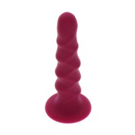 Ribbed Dong 12 Cm Rojo Para Placer Mejorado