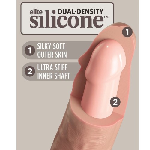 Elite Realistic Vibrator Dildo Silicone 15.2 cm