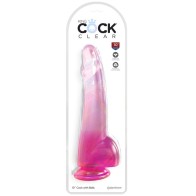 King Cock Clear Consolador para Placer Supremo