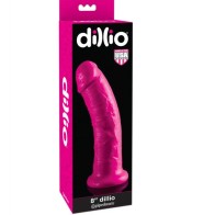 Dildo with Suction Cup 20.32cm Pink