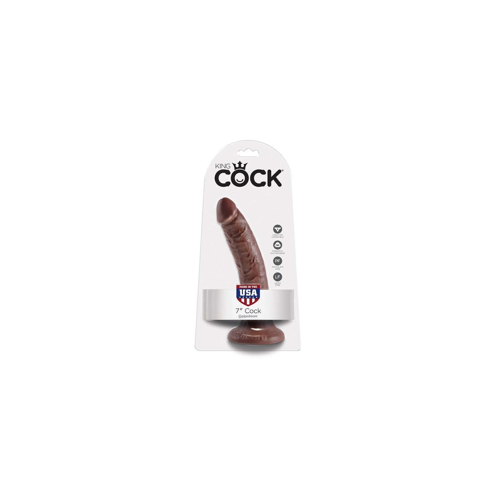 King Cock Chocolate Dildo 17.8 cm