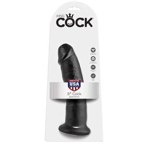 King Cock 9 Black Realistic Dildo 22.9 cm