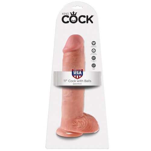 Pene Realístico Natural 28 cm de King Cock