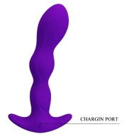 Purple Prostate Massager with 12 Vibration Modes