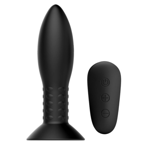 Anal Plug with Rotating Beads and Remote