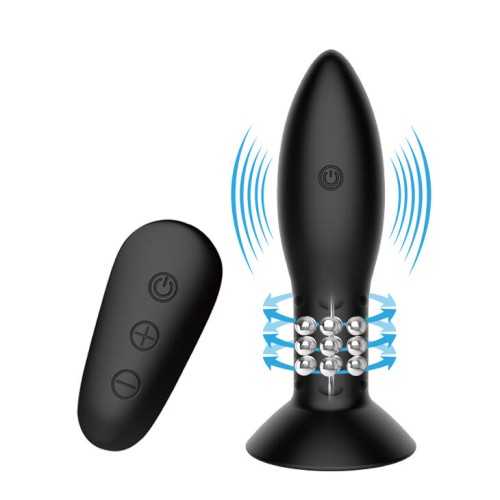 Plug Anal con Bolas Rotadoras y Control Remoto