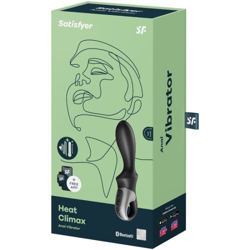 Satisfyer Heat Climax Black Anal Vibrator - Intense Pleasure