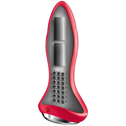 Satisfyer - Rotator Plug 1+ Plug Vibrador Rojo | Placer Emocionante