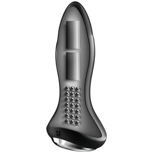 Satisfyer - Rotator Plug 1+ Plug Vibrador App Negro - Mejora Tu Placer