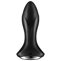 Satisfyer - Rotator Plug 1+ Plug Vibrador App Negro - Mejora Tu Placer