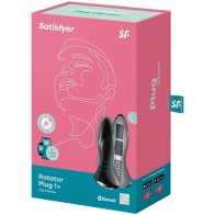 Satisfyer - Rotator Plug 1+ Plug Vibrador App Negro - Mejora Tu Placer