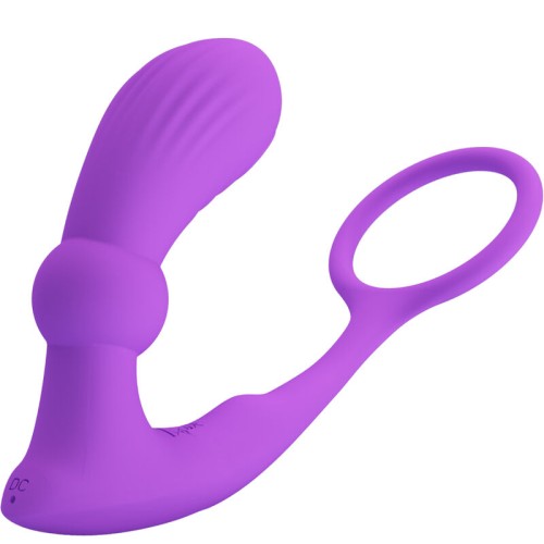 Pretty Love Warren Anillo y Vibrador Anal con Control Remoto - Placer Doble