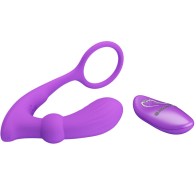 Pretty Love Warren Anillo y Vibrador Anal con Control Remoto - Placer Doble