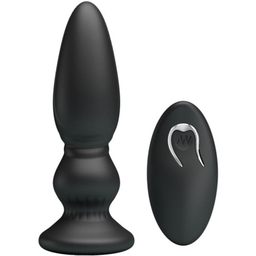 Powerful Remote Control Anal Plug Black