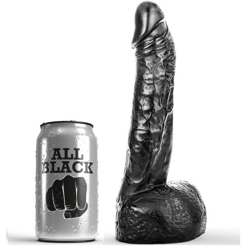 All Black 20 cm Fisting Dildo - Realistic Pleasure