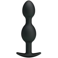 Pretty Love Silicone Anal Beads 12.5 cm Black