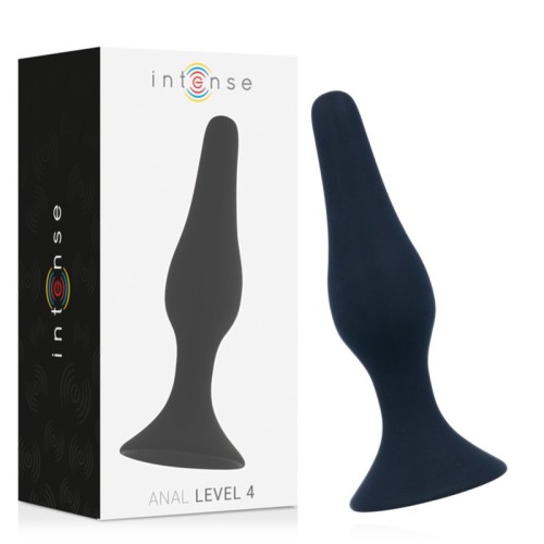 Intenso - Anal Level 4 15.5cm Negro - Estimulador de Placer