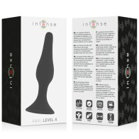 Intense Anal Level 4 15.5cm Black - Pleasure Stimulator