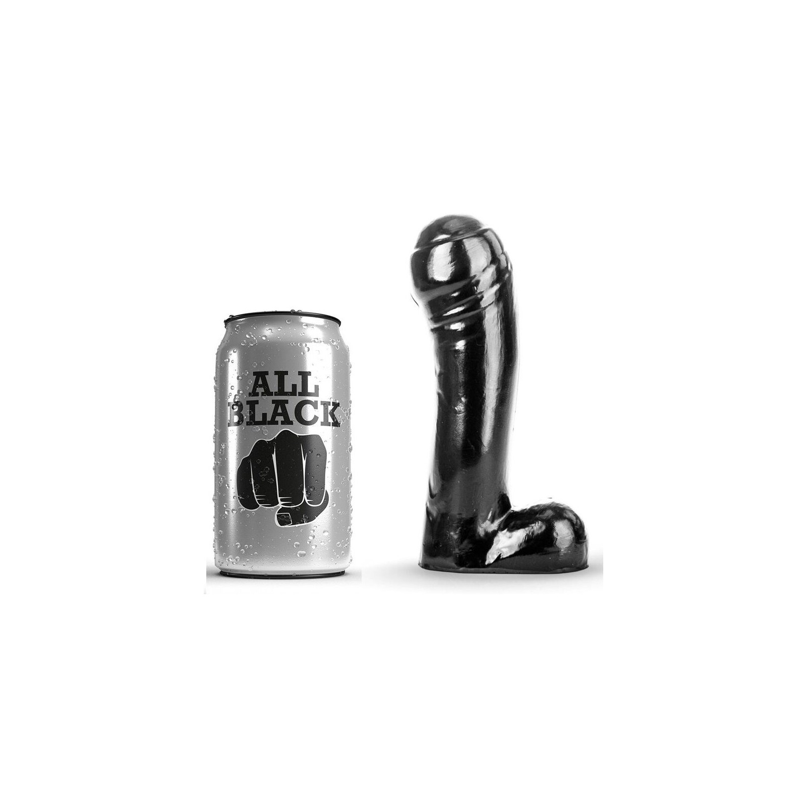 Dildo Negro 15 Cm para Principiantes