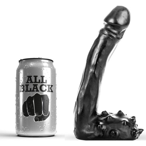 Dildo Realístico 19 Cm - All Black