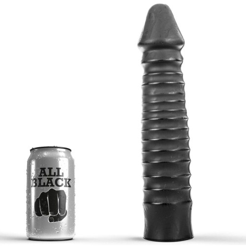 26 Cm Dildo All Black - Pleasure Guaranteed