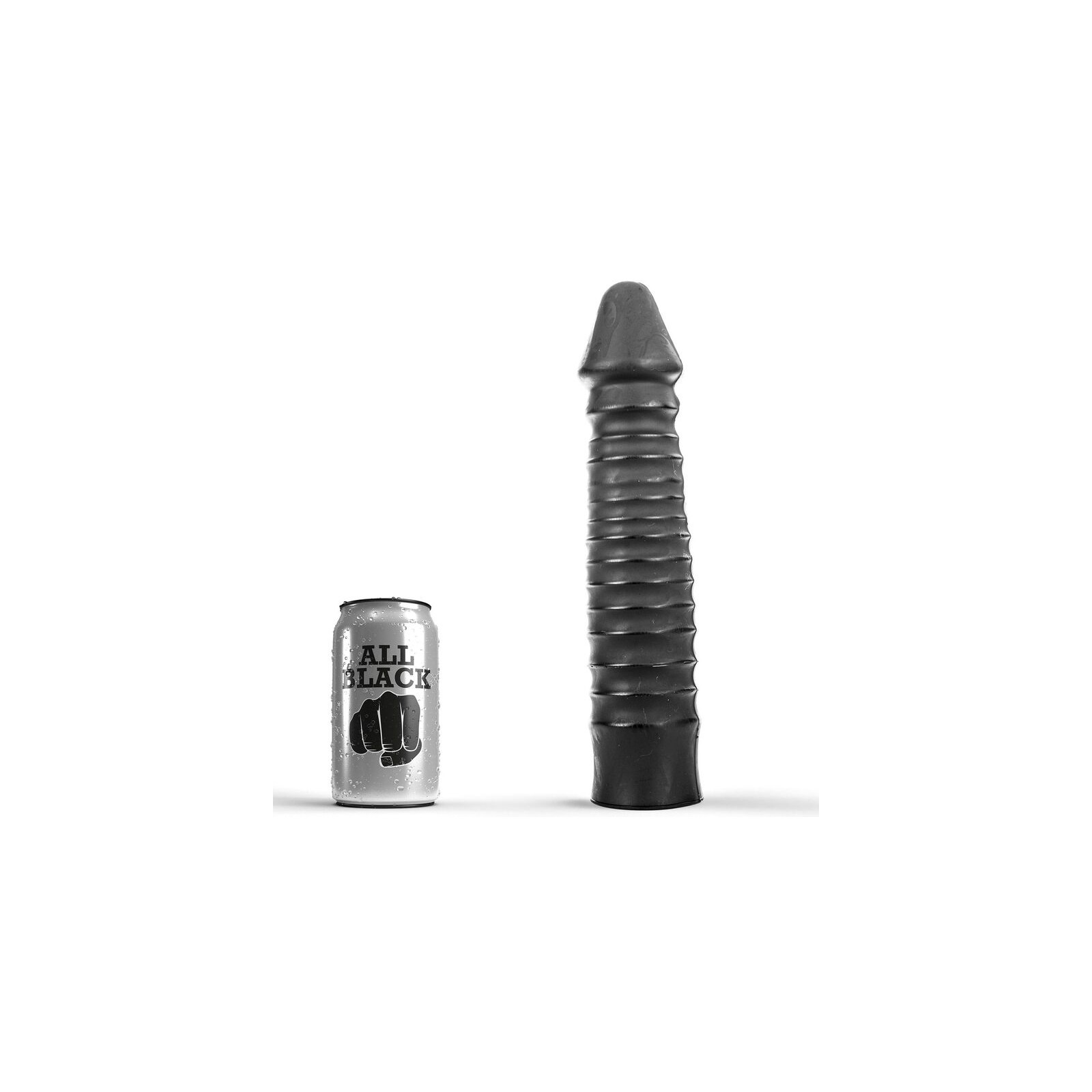 26 Cm Dildo All Black - Pleasure Guaranteed