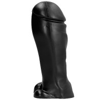 All Black 22cm Wide Tip Dildo - Explore New Sensations