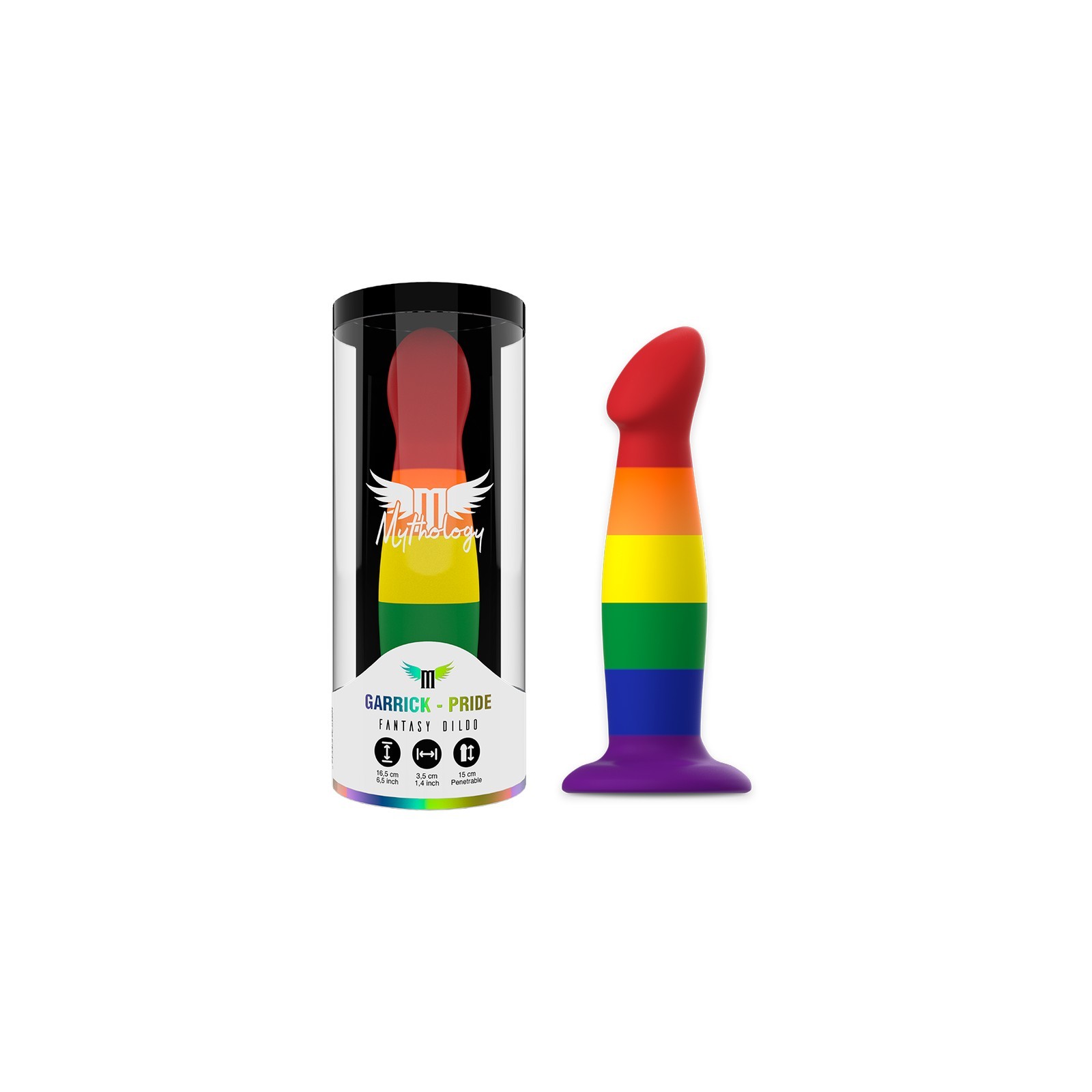 Mythology Her Garrick Pride Dildo - Unique Design