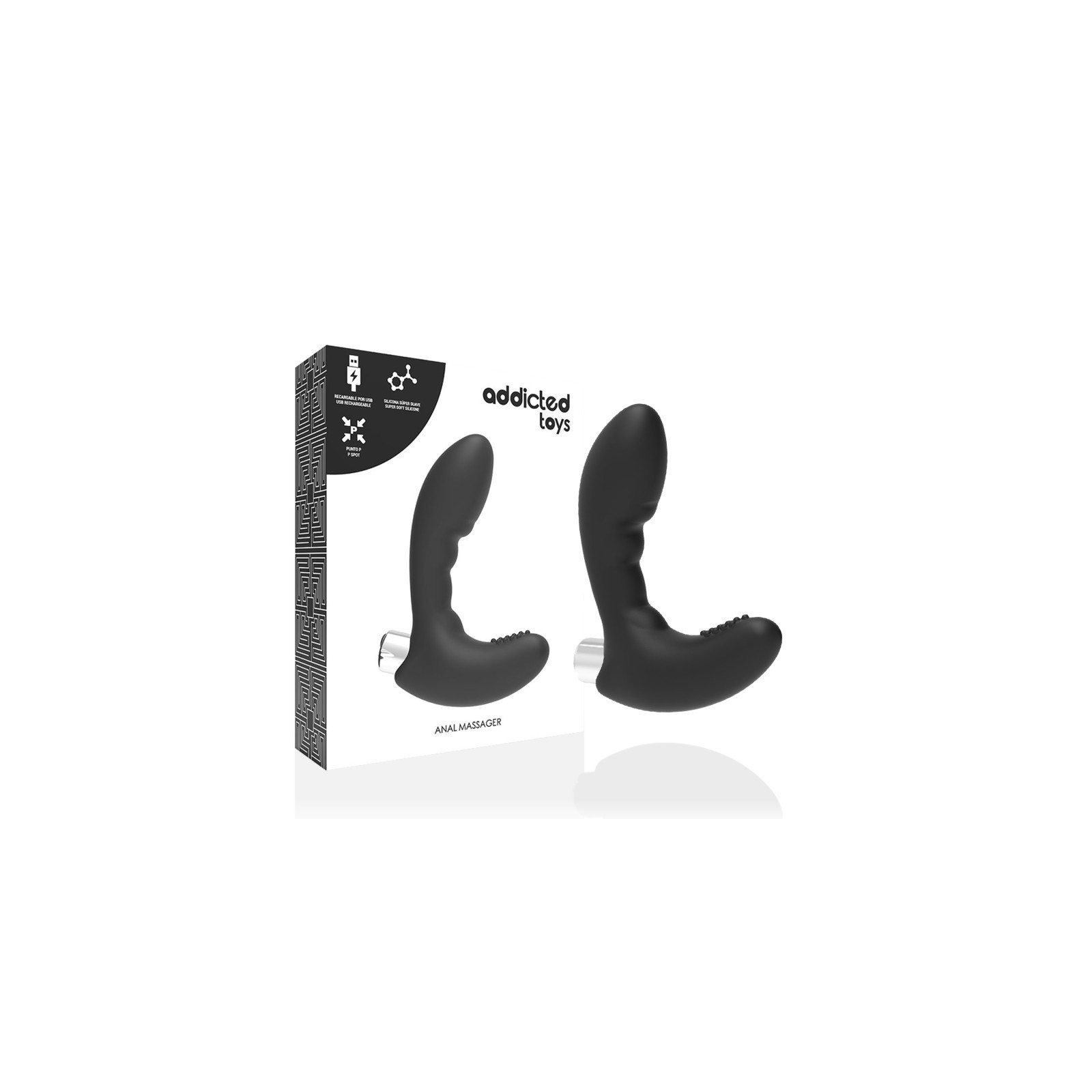 Vibrador Prostático Recargable Model 4 - Negro