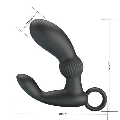 Cayla Vibrating Anal Massager Black