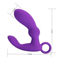 Cayla Vibrating Anal Prostate Massager Purple