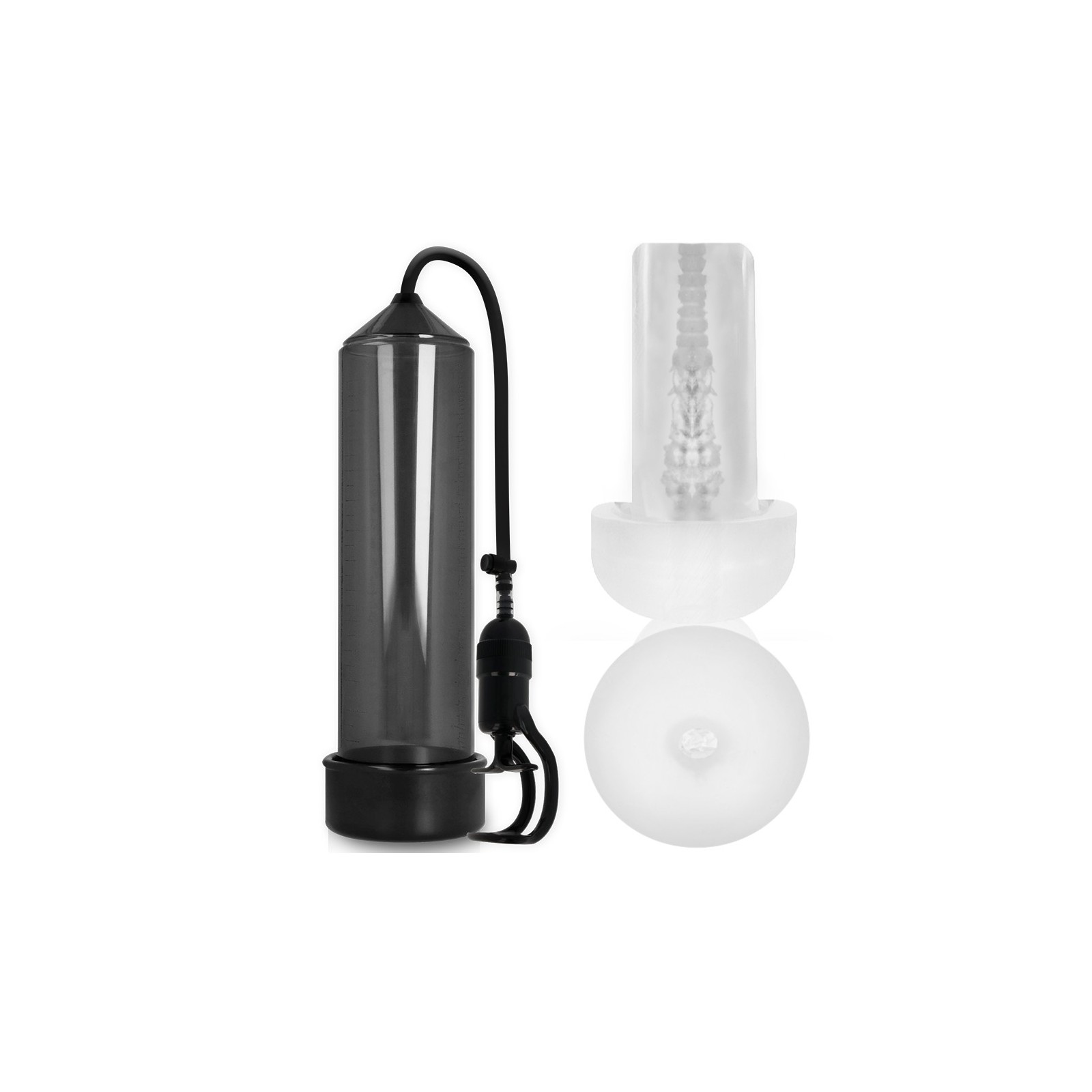 RX5 Black Erection Pump with Masturbator for Enhanced Performance