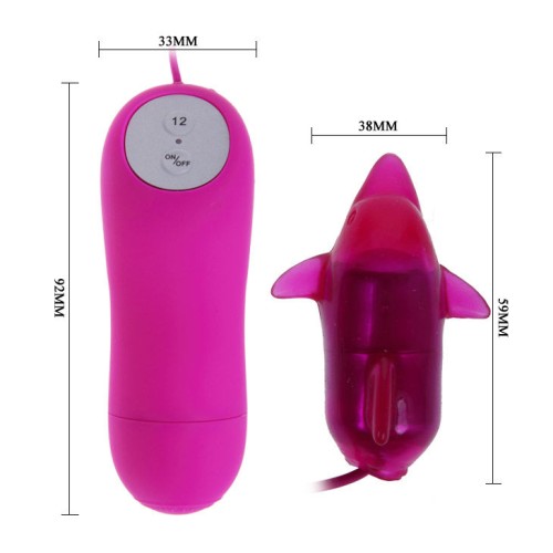 Cute Secret Dolphin Vibrator 12v