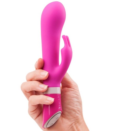 Vibrador Conejito Bwild Deluxe Frambuesa - Estimulación Clitoriana y del Punto G Excepcional