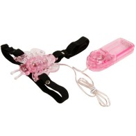 Arnés Vibrador Ajustable con Mariposa - Multivelocidad