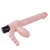 Arnés Sin Cuerda Con Vibración Y Estimulación Anal 25.4cm