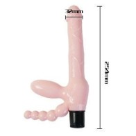 Arnés Sin Cuerda Con Vibración Y Estimulación Anal 25.4cm