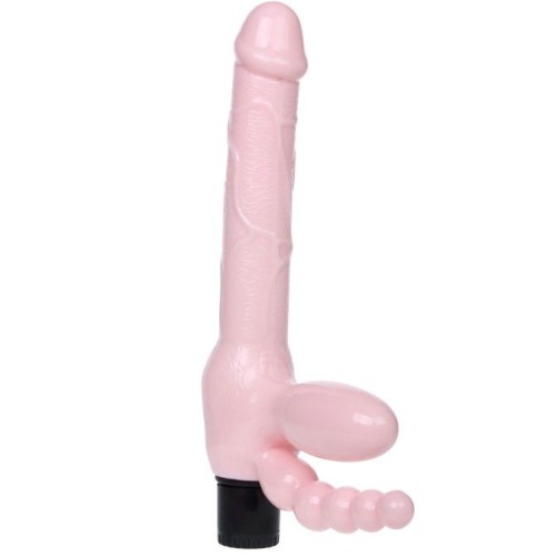 Arnés Sin Cuerda Con Vibración Y Estimulación Anal 25.4cm