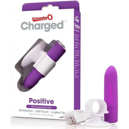 Positive Rechargeable Massager - Purple