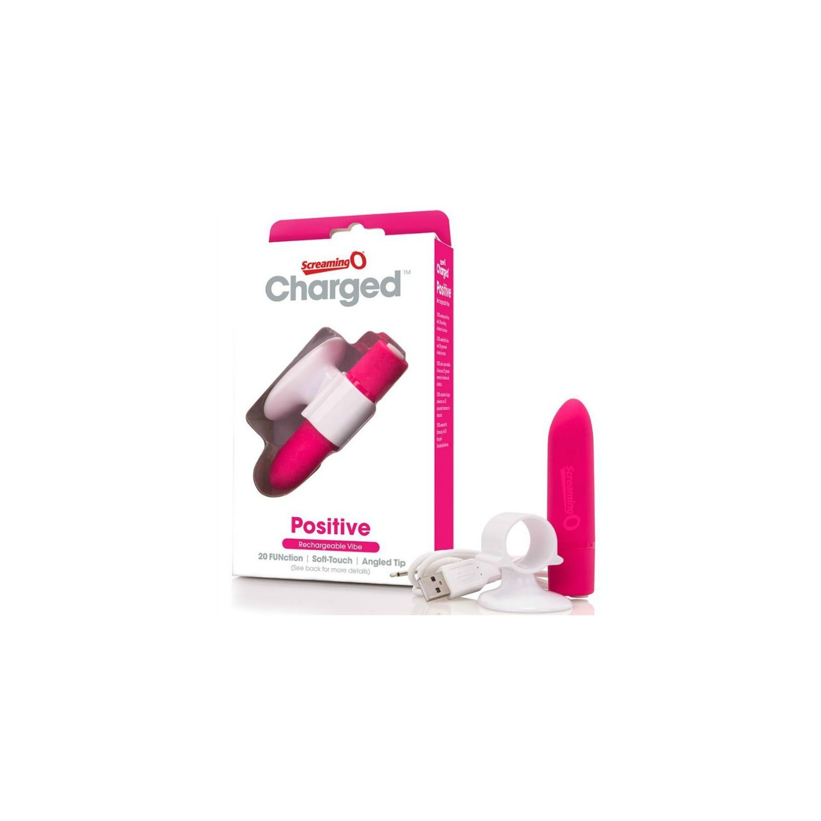 Positive Rechargeable Pink Massager - Ultimate Relaxation