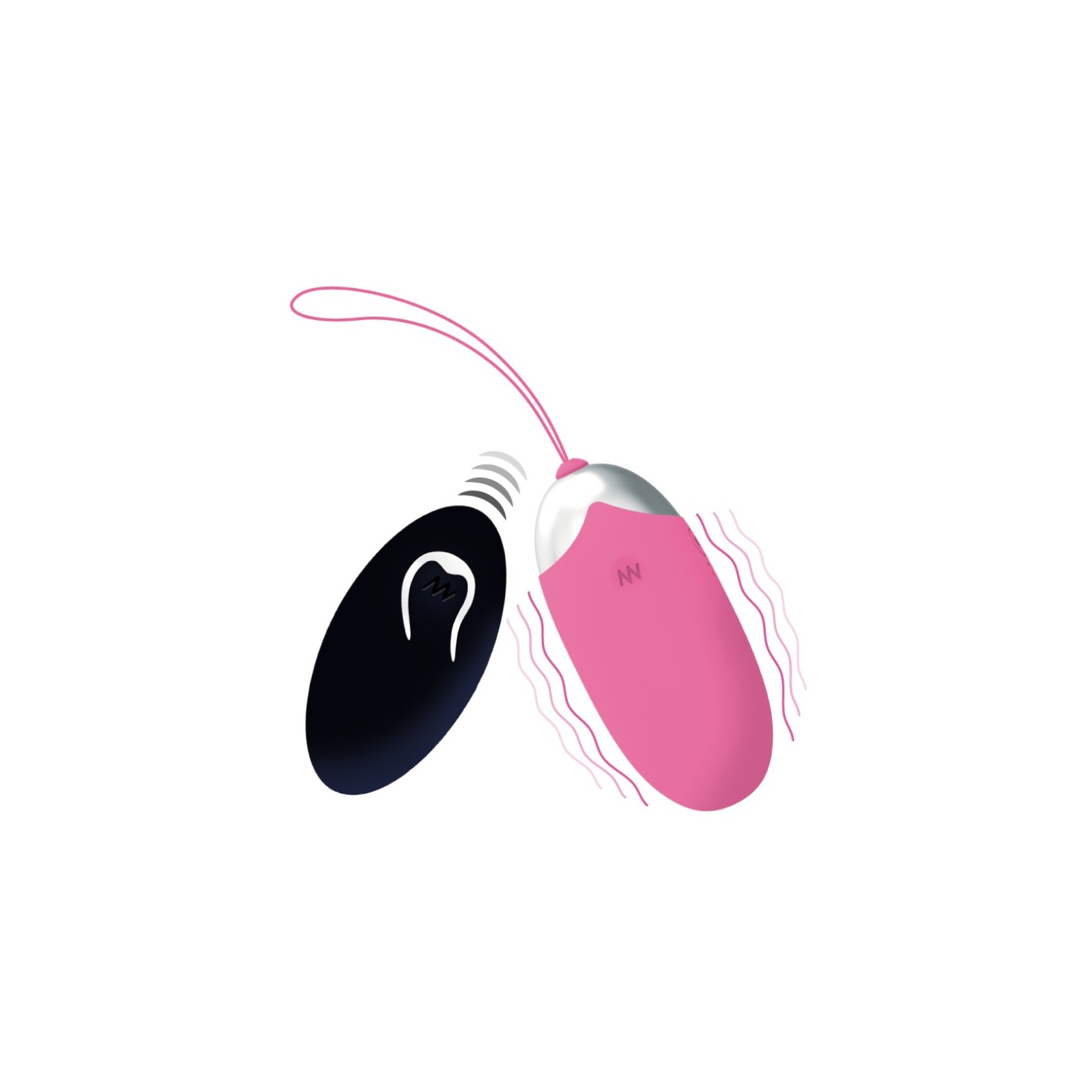 Intense Flippy II Rechargeable Remote Control Egg Pink - Explore Pleasure