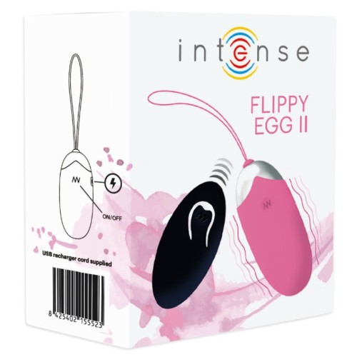 Intense Flippy II Rechargeable Remote Control Egg Pink - Explore Pleasure