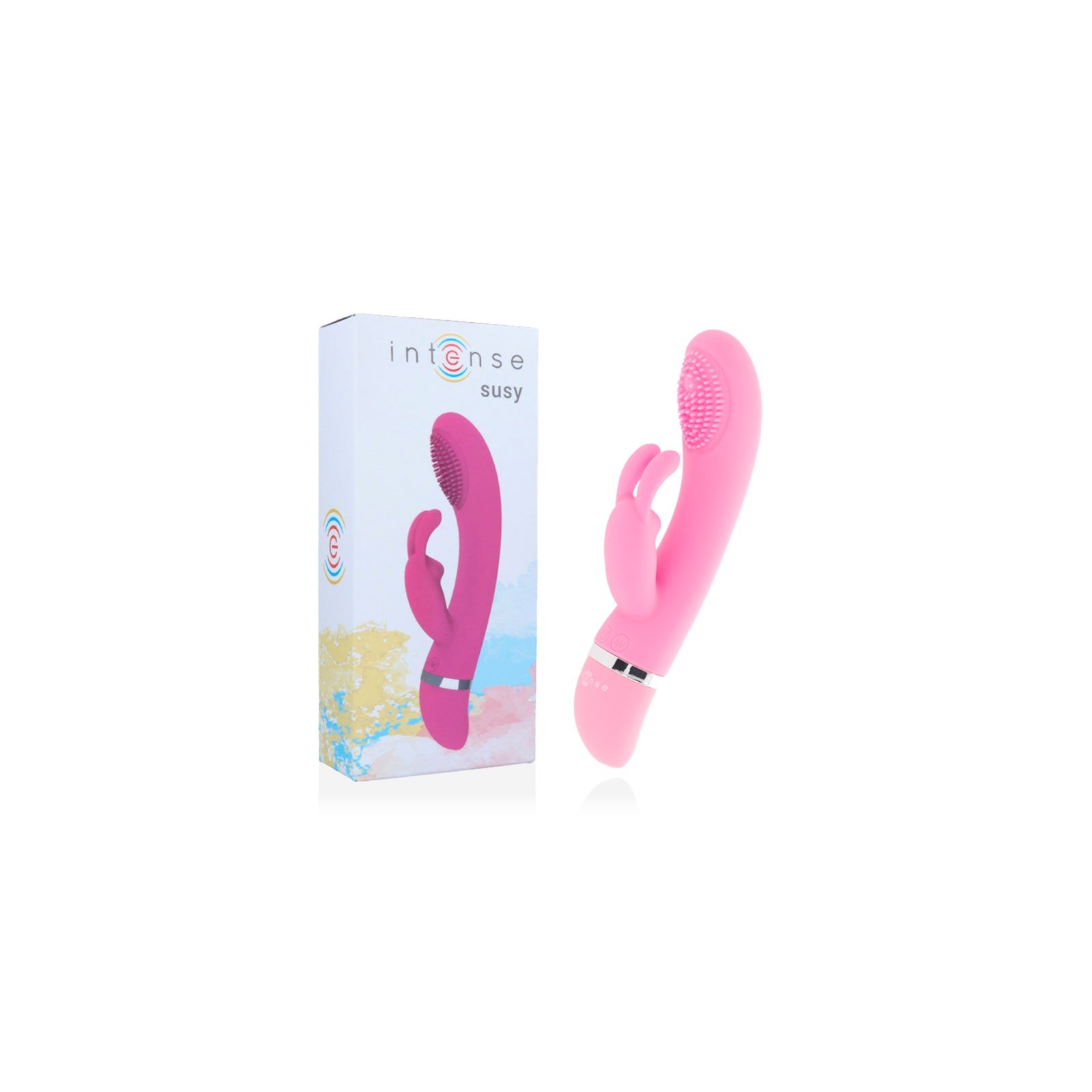 Intense Susy Oscillating Rabbit Vibrator Pink - Dual Motor