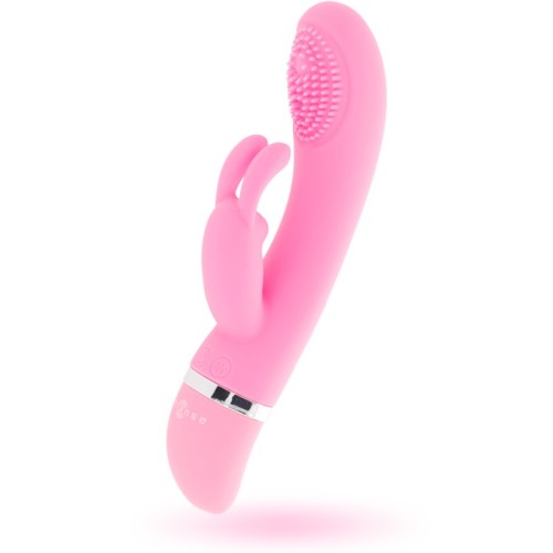 Intense Susy Oscillating Rabbit Vibrator Pink - Dual Motor